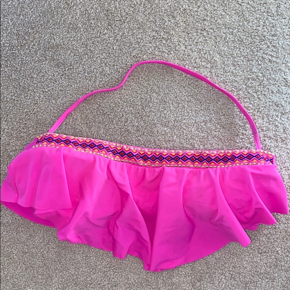 Neon pink Arizona swim suit top